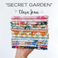 Secret Garden Fabric Bundle 13 Pc Half Yard, Quarter Yard, or Fat Quarter Cuts – Dear Stella Collection by Clara Jean