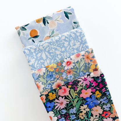 Secret Garden Fabric Bundle 13 Pc Half Yard, Quarter Yard, or Fat Quarter Cuts – Dear Stella Collection by Clara Jean