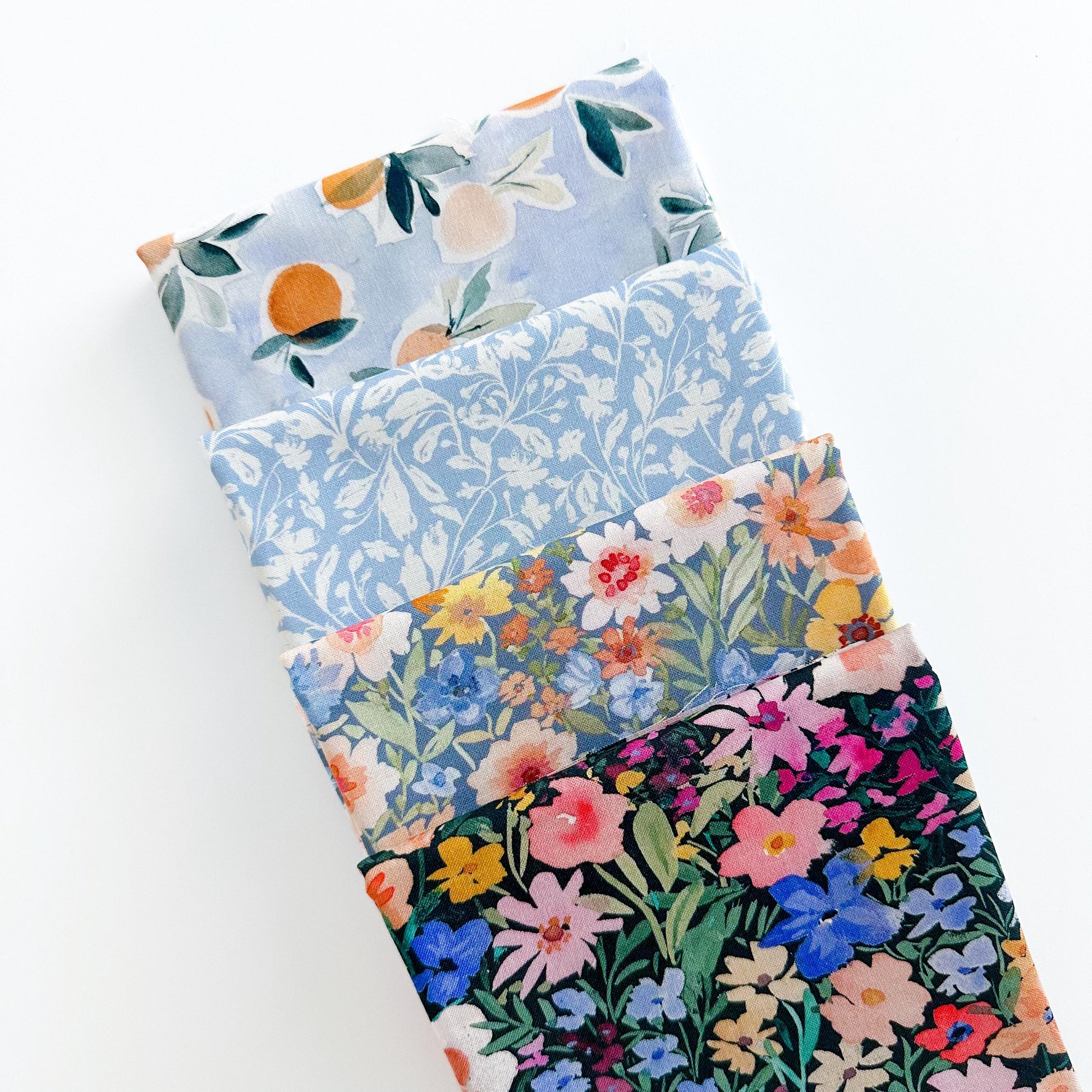 Salt Pond Beach Fabric - By Dear Stella - SECRET GARDEN Collection - Cotton By The Yard - Floral Pattern