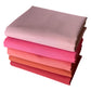 Pure Solids “Desert Bloom” Fabric Bundle – 5pc AGF Set – Fat Quarter, Quarter Yard, or Half Yard Cotton Solids