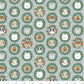 Bark And Bough – Sky Metallic Fabric by Dominika Godette – Merry Pawmas Collection – Christmas Cotton Fabric by the Yard