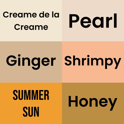 Caramel & Cream – Pure Solids 6pc Bundle by Art Gallery Fabrics – Fat Quarter, Quarter Yard, or Half Yard Cuts