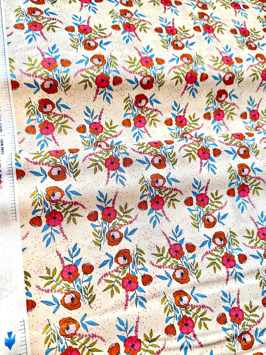 Blissfloral Dance – Premium Quilting Cotton by the Yard | Starling Collection by Maureen Cracknell – Art Gallery Fabrics