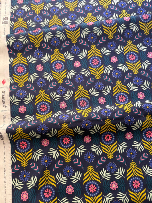 Bloom Plume – Premium Quilting Cotton by the Yard | Starling Collection by Maureen Cracknell – Art Gallery Fabrics
