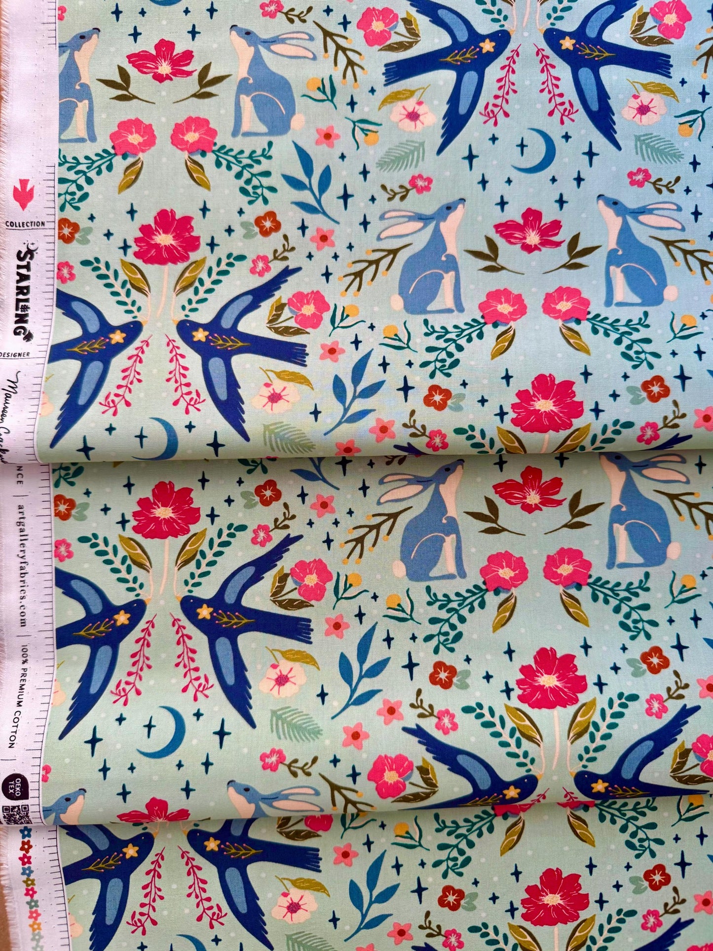 Moonlit Forest Dawn – Premium Quilting Cotton by the Yard | Starling Collection by Maureen Cracknell – Art Gallery Fabrics