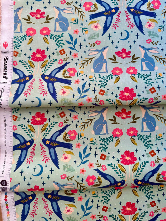 Moonlit Forest Dawn – Premium Quilting Cotton by the Yard | Starling Collection by Maureen Cracknell – Art Gallery Fabrics