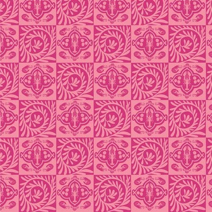 Costeira Coastal Fabric Bundle – 5pc AGF Set: Sardines, Corals, Seafood & Tiles – Fat Quarter, Half Yard, or Quarter Yard