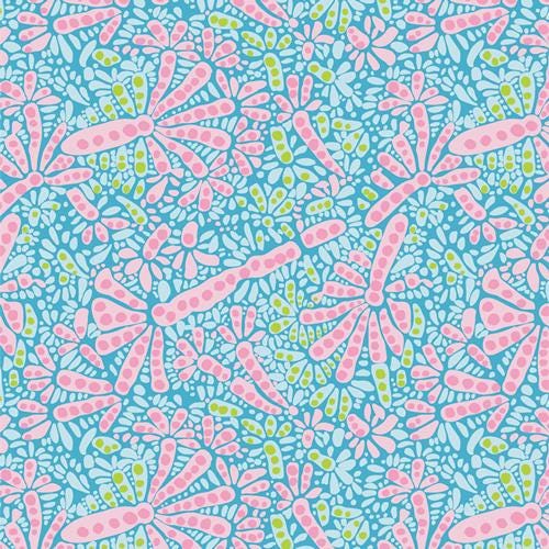 Costeira Coastal Fabric Bundle – 5pc AGF Set: Sardines, Corals, Seafood & Tiles – Fat Quarter, Half Yard, or Quarter Yard