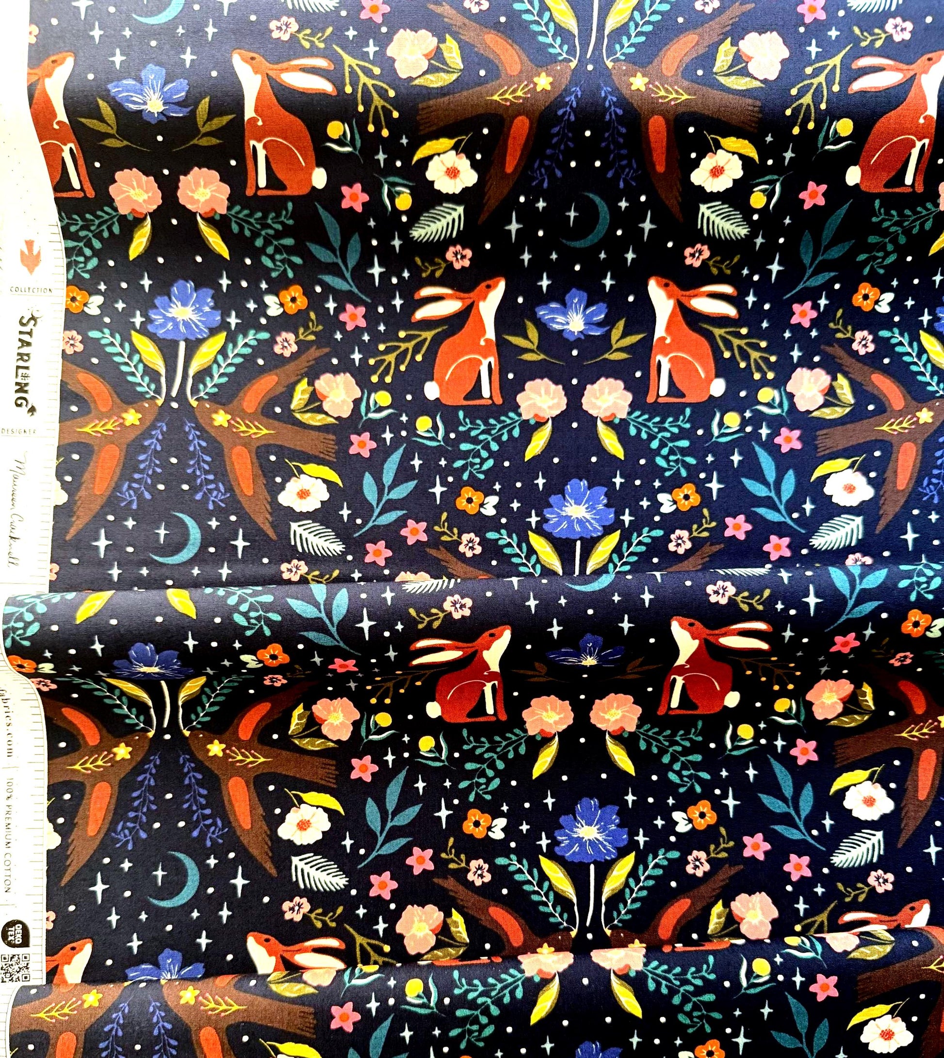 Moonlit Forest Dusk – Premium Quilting Cotton by the Yard | Starling Collection by Maureen Cracknell – Art Gallery Fabrics