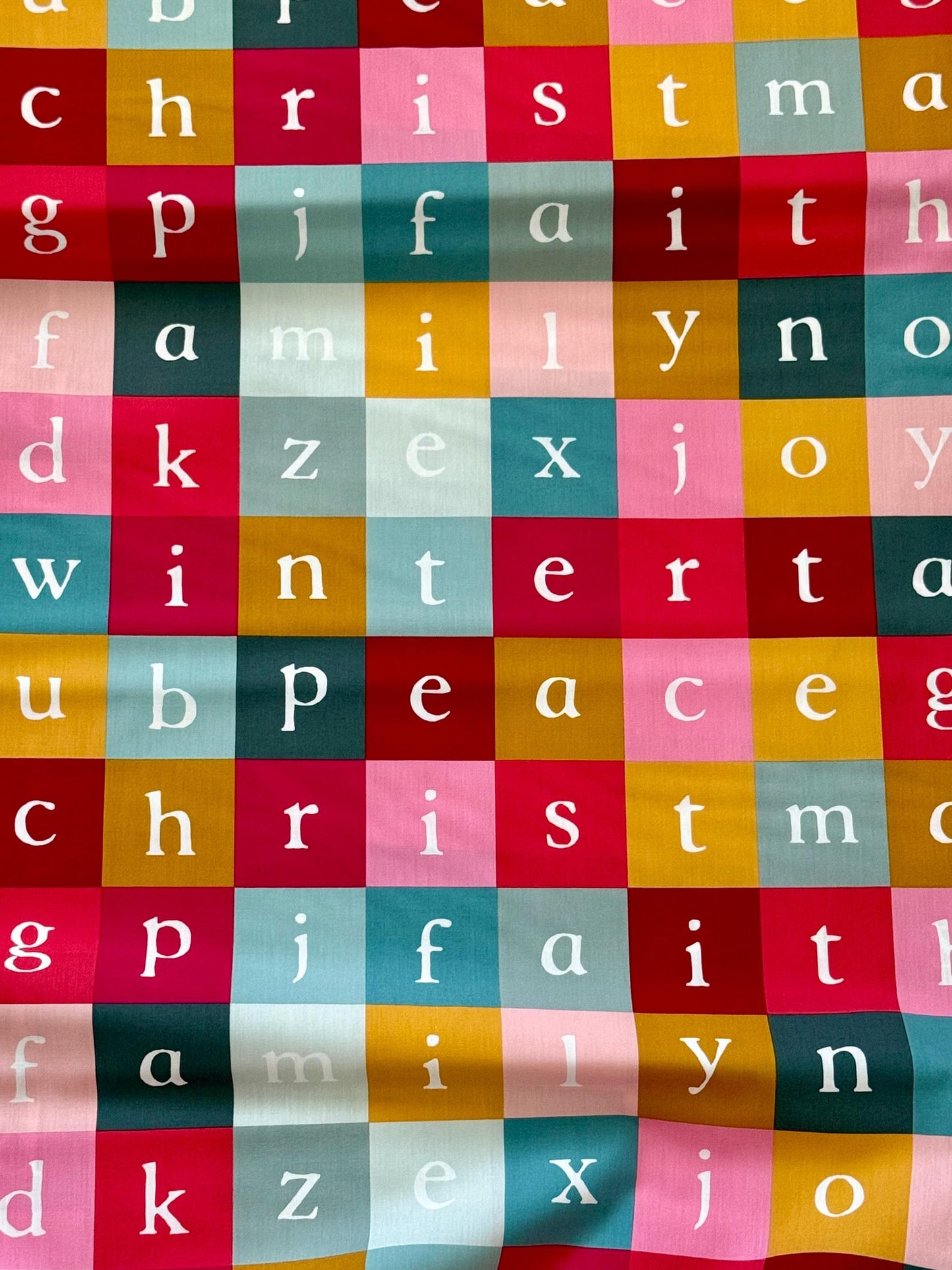 Letters to Santa – Premium Cotton by the Yard – ADVENTALE Collection by Katarina Roccella – Art Gallery Fabrics, Holiday Print