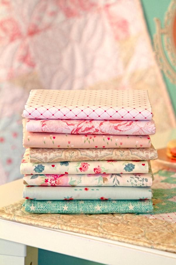 Romantica Fabric Bundle – 8 Pc Curated Set by AGF Studio – Half Yard, Fat Quarter, or Quarter Yard Cuts – Vintage Floral Cotton Fabric