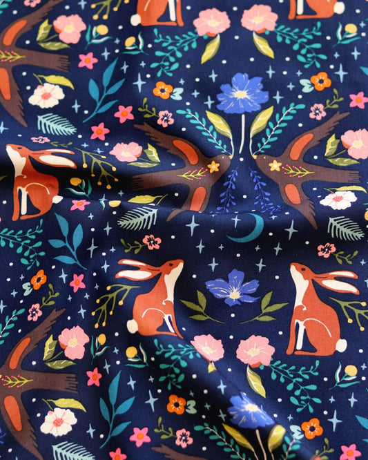 Moonlit Forest Dusk – Premium Quilting Cotton by the Yard | Starling Collection by Maureen Cracknell – Art Gallery Fabrics