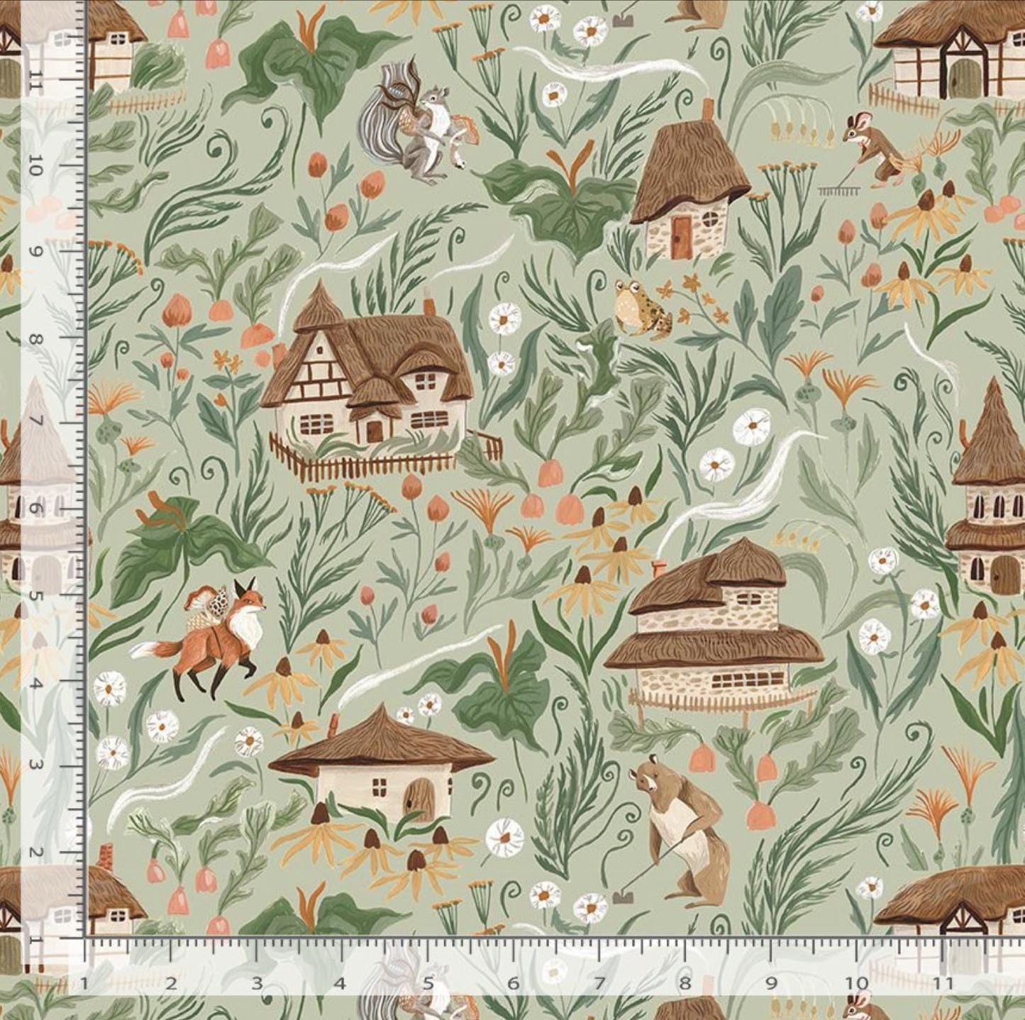 Homeland Fabric, By Rae Ritchie for Dear Stella, COUNTRY MOUSE Collection, Cotton By The Yard