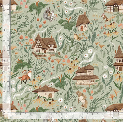 Homeland Fabric, By Rae Ritchie for Dear Stella, COUNTRY MOUSE Collection, Cotton By The Yard