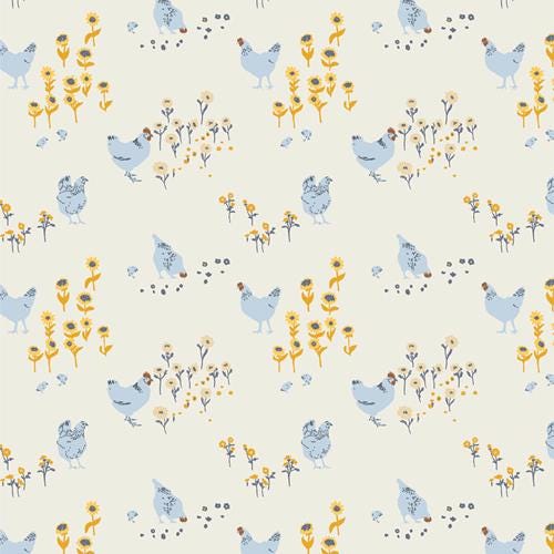 Hens and Chicks – Quilting Cotton Fabric by the Yard | POTAGER Collection by Sharon Holland for Art Gallery Fabrics