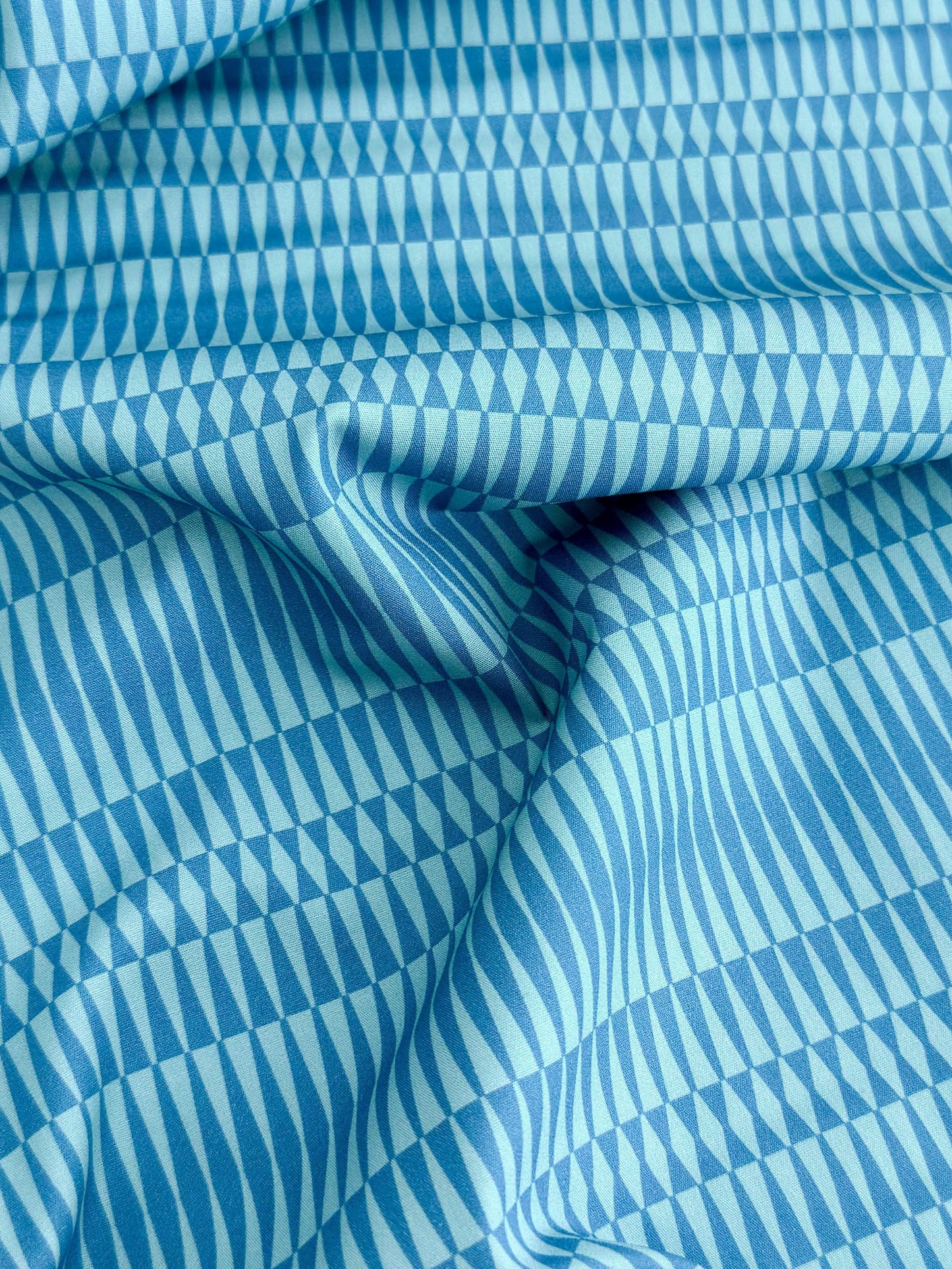 Carnival Stripe Sky – Premium Quilting Cotton by the Yard | Purr Parade Collection by AGF Studio | Art Gallery Fabrics