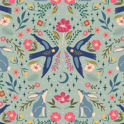 Moonlit Forest Dawn – Premium Quilting Cotton by the Yard | Starling Collection by Maureen Cracknell – Art Gallery Fabrics