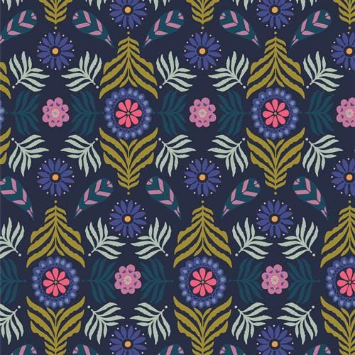 Bloom Plume – Premium Quilting Cotton by the Yard | Starling Collection by Maureen Cracknell – Art Gallery Fabrics