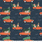 Jingle Paws – Cat & Dog Christmas in Gold Metallic Bundle – 6pc Cotton And Steel Holiday Fabrics | Fat Quarter, Quarter Yard, Half Yard Cuts