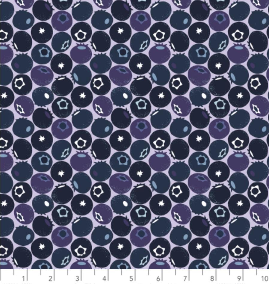 Blueberry - Blue Fabric