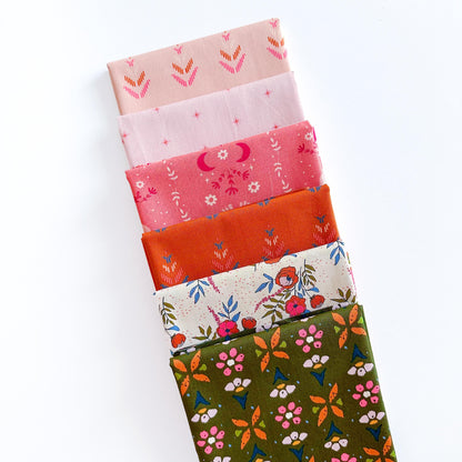 Starling Fabric Bundle – 17 Pc Quilting Cotton by Maureen Cracknell for Art Gallery Fabrics | Half Yard, Fat Quarter, Quarter Yard