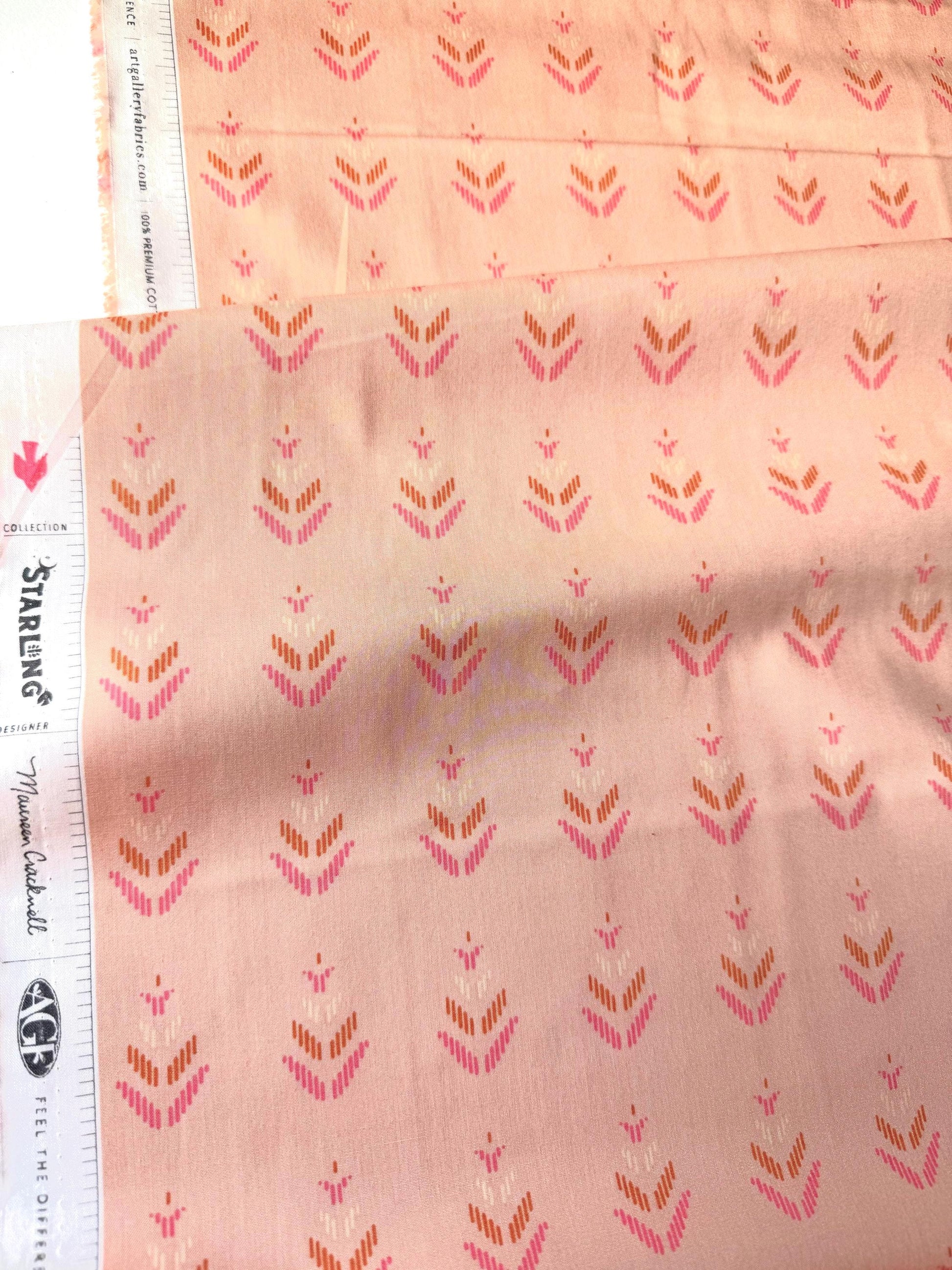 Feathered Frill – Premium Quilting Cotton by the Yard | Starling Collection by Maureen Cracknell – Art Gallery Fabrics