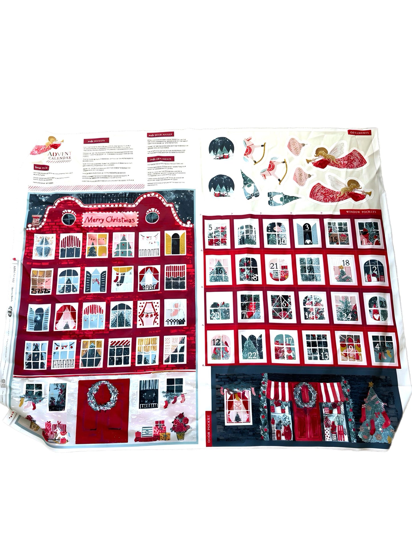 Advent Calendar Panel – Cotton by the Yard – ADVENTALE Collection by Katarina Roccella – Art Gallery Fabrics, Panel Size = 36" x 44"