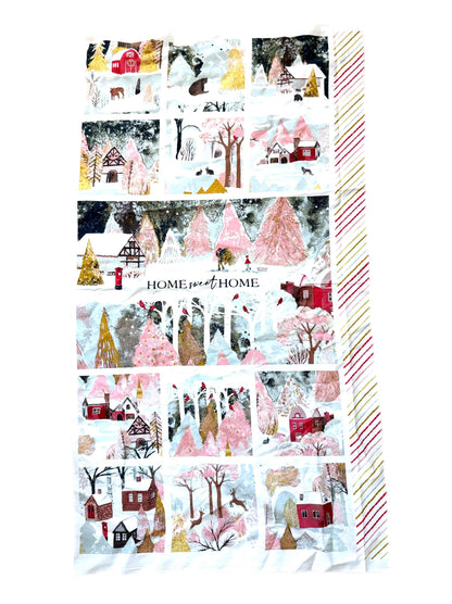 Welcome Home Panel – Premium Cotton by the Yard – ADVENTALE Collection by Katarina Roccella – Art Gallery Fabrics, Panel Size = 24" x 44"