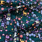 Nightdreams, Fabric by the Yard, 100% Organic Cotton, By Leah Duncan for Cloud9 Fabrics, Fern Grove Collection, Animal Forest Print