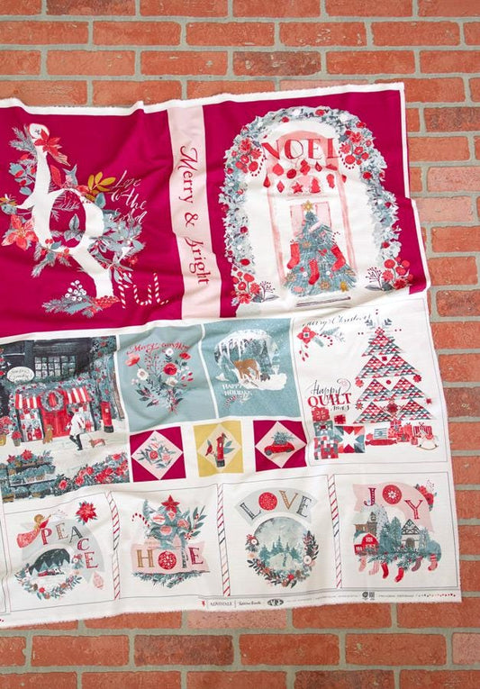 Merry Everything Panel – Cotton by the Yard – ADVENTALE Collection by Katarina Roccella – Art Gallery Fabrics, Panel Size = 36" x 44"