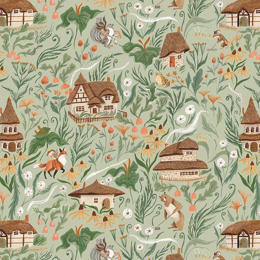 Homeland Fabric, By Rae Ritchie for Dear Stella, COUNTRY MOUSE Collection, Cotton By The Yard