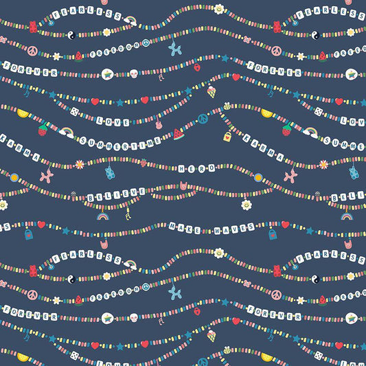 Dear Stella SHIMMER Collection Friendship Bracelets Fabric - Cotton By The Yard