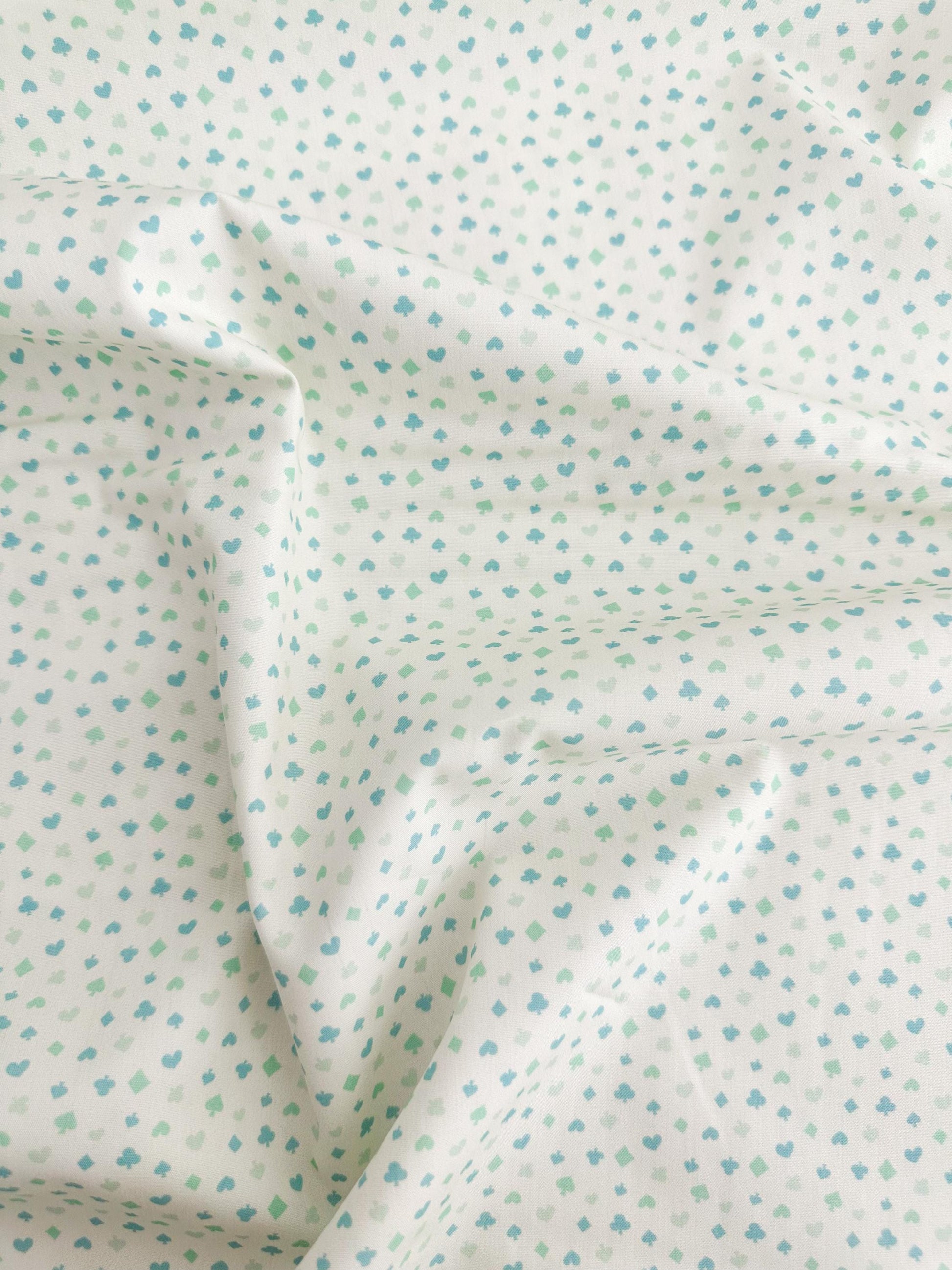 Aces of Suits – Premium Quilting Cotton by the Yard | Purr Parade Collection by AGF Studio | Art Gallery Fabrics