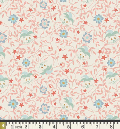 Purrfectly Clownish Blush – Premium Quilting Cotton by the Yard | Purr Parade Collection by AGF Studio | Art Gallery Fabrics