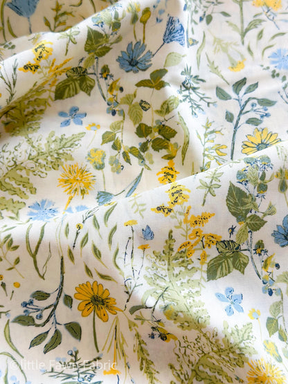 Peaceful Meadow Dawn – Quilting Cotton Fabric by the Yard | POTAGER Collection by Sharon Holland for Art Gallery Fabrics