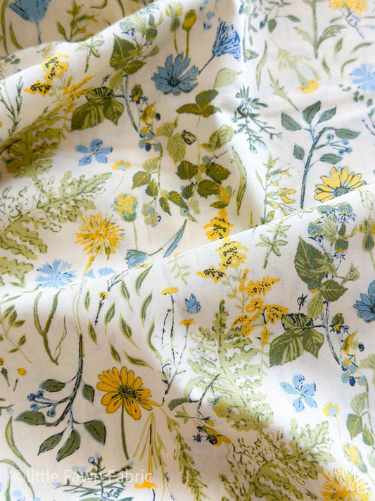 Peaceful Meadow Dawn – Quilting Cotton Fabric by the Yard | POTAGER Collection by Sharon Holland for Art Gallery Fabrics
