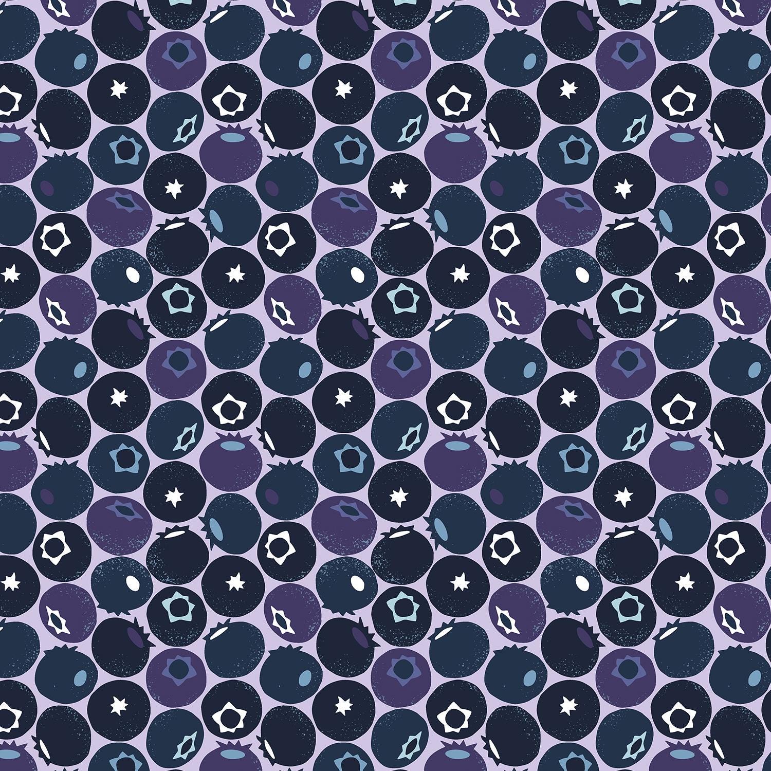 Blueberry - Blue Fabric