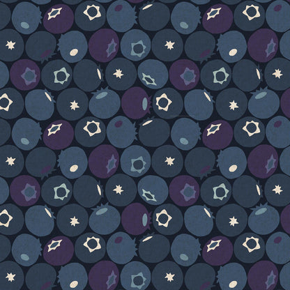 Blueberry - Blue Dusk Fabric