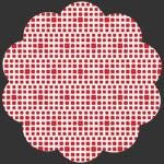 Squared Elements Pomegranate Fabric by AGF Studio - Quilting Material