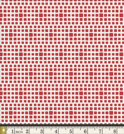 Squared Elements Pomegranate Fabric by AGF Studio - Quilting Material