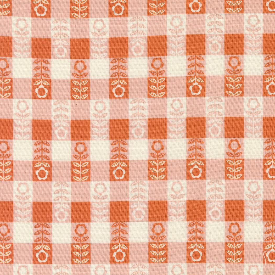 Flower Plaid Checks and Plaids – Night Owl Collection by Gingiber for Moda Fabrics | 100% Cotton Quilting Fabric, Sold by the Yard