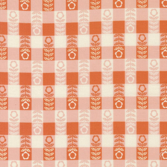 Flower Plaid Checks and Plaids – Night Owl Collection by Gingiber for Moda Fabrics | 100% Cotton Quilting Fabric, Sold by the Yard