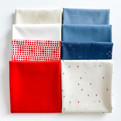 Fabric Bundle - Bloomin' Americana Coordinates by Art Gallery Fabrics - 8pc Set