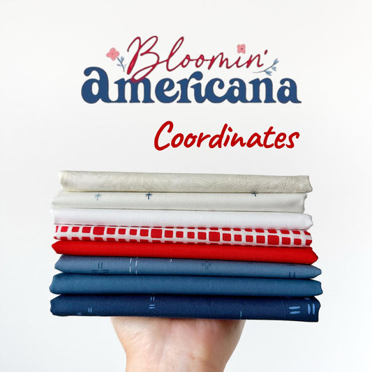 Fabric Bundle - Bloomin' Americana Coordinates by Art Gallery Fabrics - 8pc Set
