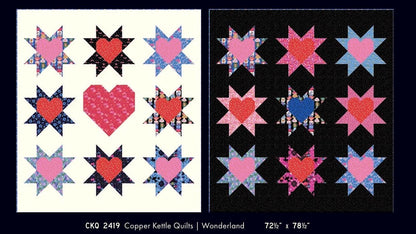 Wonderland Quilt Pattern – CKQ 2419 Copper Kettle #1 | Coordinating Pattern for Ruby Star Society’s Hello Alice Collection