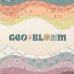 Sweet Impressions - Premium Quilting Cotton by Sewcial Bee Collective | GeoBloom Collection Fabric Yards