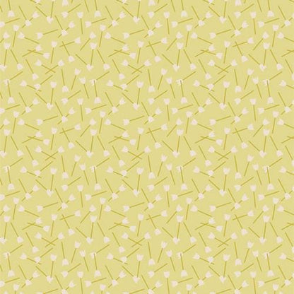 Flower Pins - Premium Quilting Cotton by Sewcial Bee Collective | GeoBloom Collection Fabric Yards