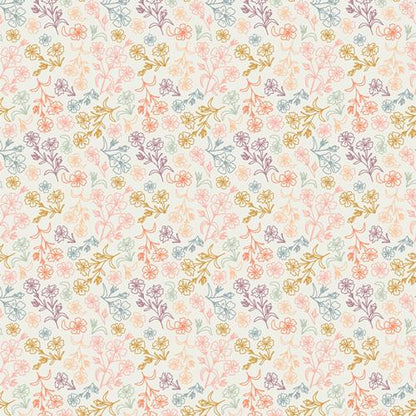 Confetti Blooms - Premium Quilting Cotton by Sewcial Bee Collective | GeoBloom Collection Fabric Yards