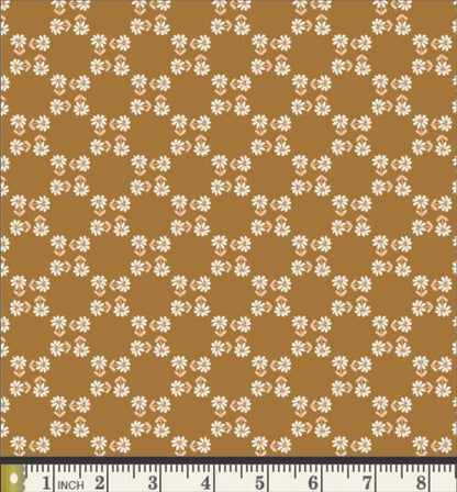 Happy Daisy - Premium Quilting Cotton by Sewcial Bee Collective | GeoBloom Collection Fabric Yards
