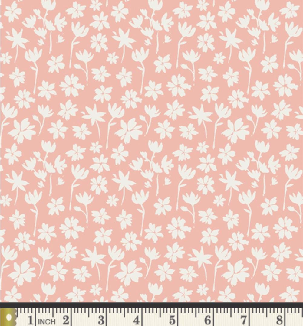Sweet Impressions - Premium Quilting Cotton by Sewcial Bee Collective | GeoBloom Collection Fabric Yards